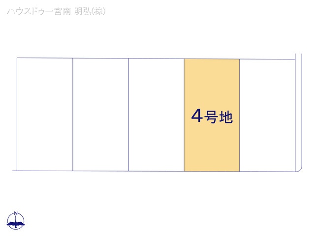 愛知県一宮市三条字山の新築戸建て全体区画図 ※図面と異なる場合は現況を優先