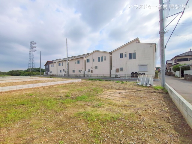愛知県一宮市今伊勢町　馬寄字上畑田の新築戸建て更地・土地写真 2025年10月6日撮影