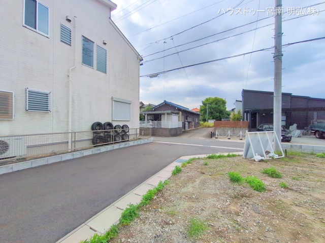 愛知県一宮市今伊勢町　馬寄字上畑田の新築戸建て更地・土地写真 2025年10月6日撮影