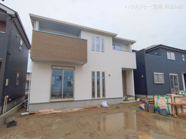 愛知県一宮市今伊勢町　馬寄字上畑田の新築戸建て外構写真 2026年2月24日撮影