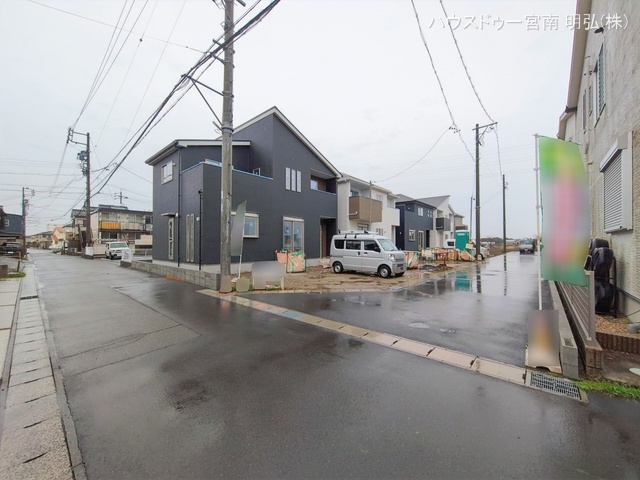 愛知県一宮市今伊勢町　馬寄字上畑田の新築戸建て外構写真 2026年2月24日撮影