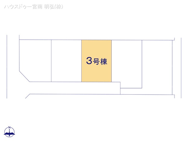 愛知県一宮市今伊勢町　馬寄字上畑田の新築戸建て全体区画図 ※図面と異なる場合は現況を優先