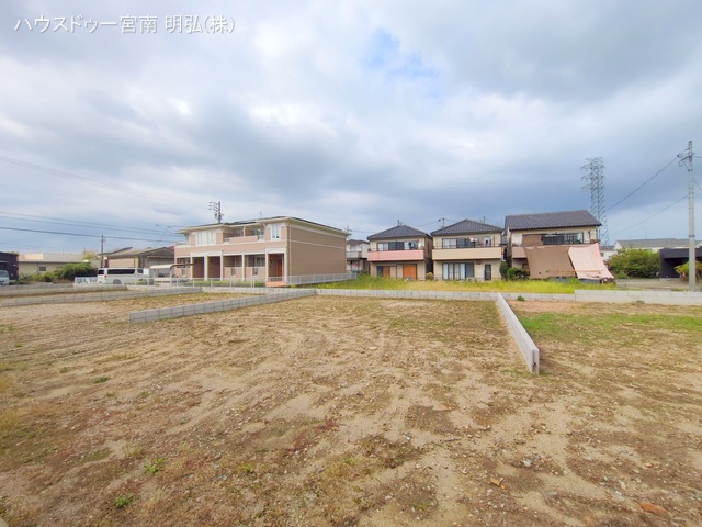 愛知県一宮市今伊勢町　馬寄字上畑田の新築戸建て更地・土地写真 2025年10月6日撮影