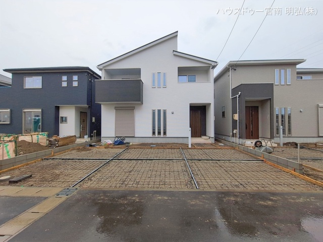 愛知県一宮市今伊勢町　馬寄字上畑田の新築戸建て外構写真 2026年2月24日撮影