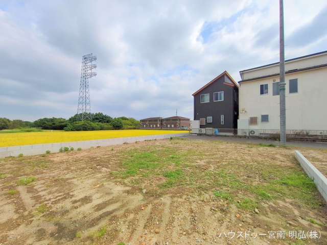 愛知県一宮市今伊勢町　馬寄字上畑田の新築戸建て更地・土地写真 2025年10月6日撮影