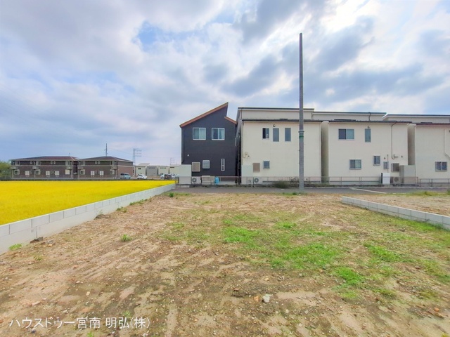 愛知県一宮市今伊勢町　馬寄字上畑田の新築戸建て更地・土地写真 2025年10月6日撮影