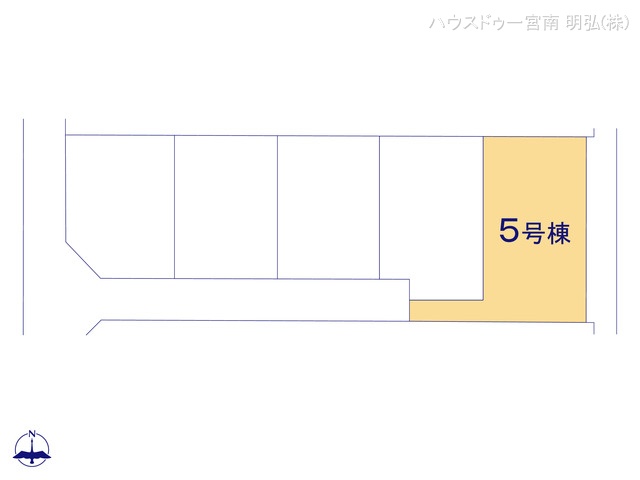 愛知県一宮市今伊勢町　馬寄字上畑田の新築戸建て全体区画図 ※図面と異なる場合は現況を優先