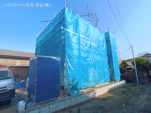 愛知県一宮市起字西生出の新築戸建てシート写真 2026年1月15日撮影