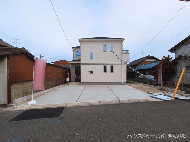 愛知県一宮市起字西生出の新築戸建て完成写真 2026年3月1日撮影