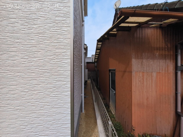 愛知県一宮市起字西生出の新築戸建て完成写真 2026年3月1日撮影