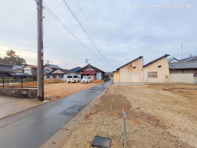 愛知県一宮市浅井町 大日比野字東屋敷の新築戸建て更地・土地写真 2025年11月24日撮影