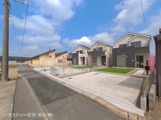 愛知県一宮市浅井町　大日比野字東屋敷の新築戸建て完成写真 2026年3月29日撮影