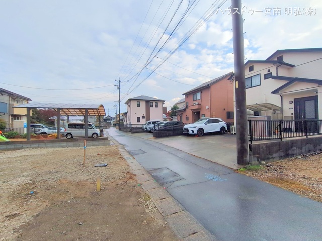 愛知県一宮市浅井町　大日比野字東屋敷の新築戸建て更地・土地写真 2025年11月24日撮影