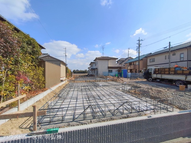 愛知県稲沢市田代1丁目の新築戸建て基礎写真 2026年2月12日撮影