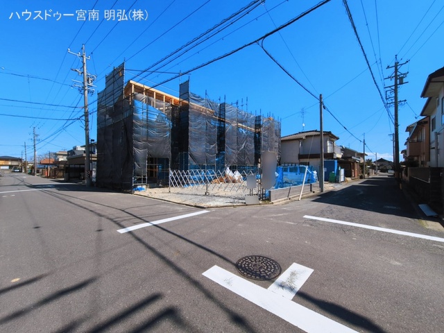 愛知県稲沢市田代1丁目の新築戸建て上棟写真 2026年3月9日撮影