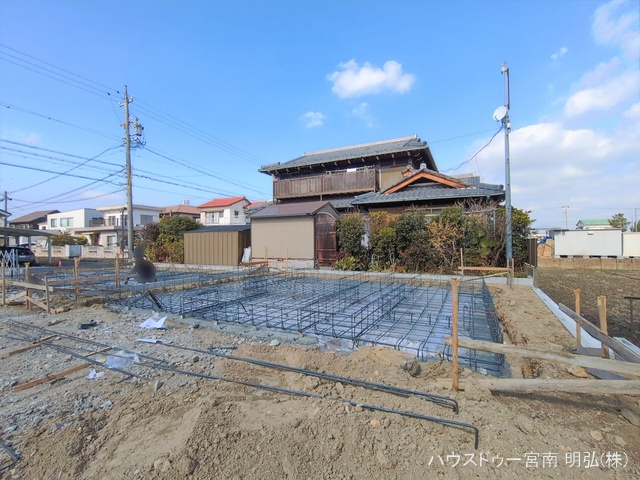 愛知県稲沢市田代１丁目の新築戸建て基礎写真 2026年2月12日撮影