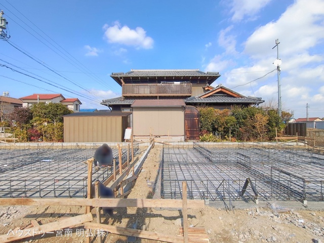 愛知県稲沢市田代１丁目の新築戸建て基礎写真 2026年2月12日撮影