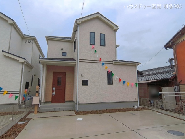 愛知県一宮市北方町　北方字中土取の新築戸建て完成写真 2026年4月14日撮影