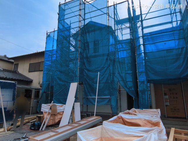 愛知県一宮市北方町　北方字中土取の新築戸建てシート写真 2026年3月1日撮影