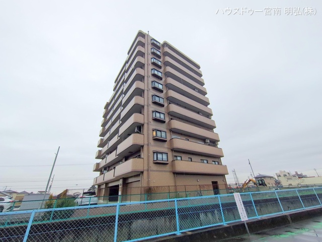 愛知県一宮市浅野字水屋高のマンション『ビューパレス浅野』外観写真 2025年12月23日撮影