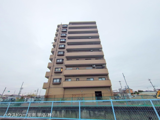 愛知県一宮市浅野字水屋高のマンション『ビューパレス浅野』外観写真 2025年12月23日撮影