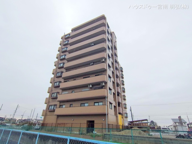 愛知県一宮市浅野字水屋高のマンション『ビューパレス浅野』外観写真 2025年12月23日撮影