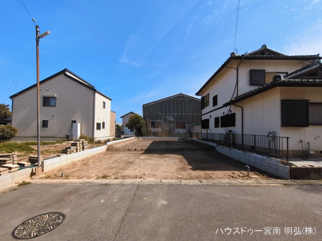 愛知県一宮市千秋町 佐野字農中の新築戸建て更地・土地写真 2026年3月8日撮影