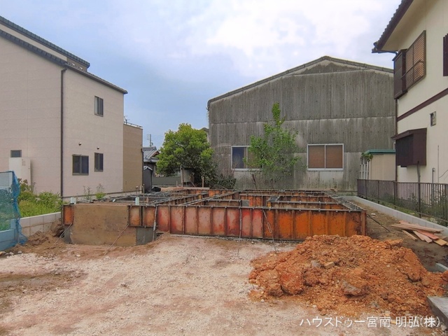 愛知県一宮市千秋町　佐野字農中の新築戸建て基礎写真 2026年4月21日撮影