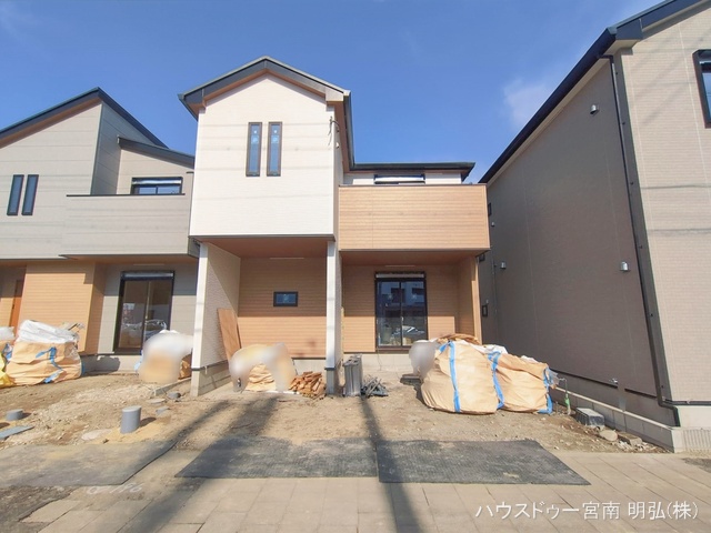 愛知県稲沢市駅前１丁目の新築戸建て外構写真 2026年1月18日撮影