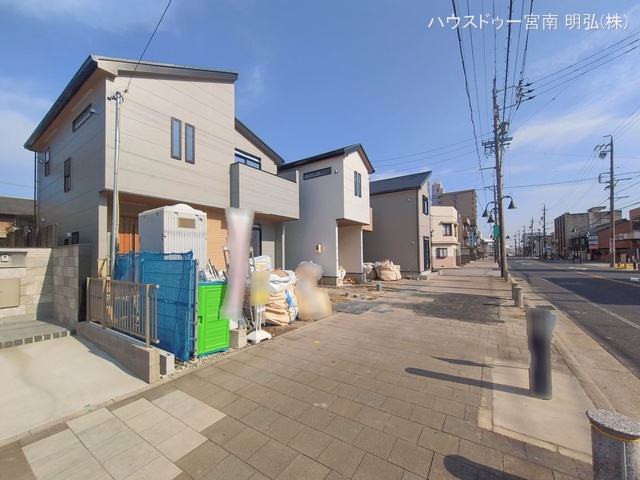 愛知県稲沢市駅前１丁目の新築戸建て外構写真 2026年1月18日撮影