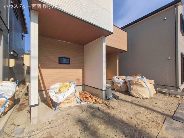 愛知県稲沢市駅前１丁目の新築戸建て外構写真 2026年1月18日撮影