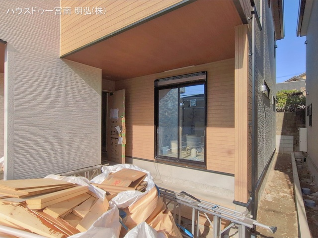 愛知県稲沢市駅前１丁目の新築戸建て外構写真 2026年1月18日撮影