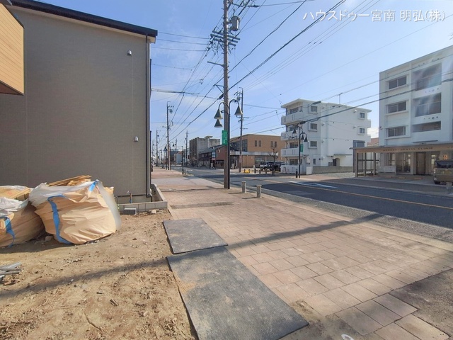 愛知県稲沢市駅前１丁目の新築戸建て外構写真 2026年1月18日撮影