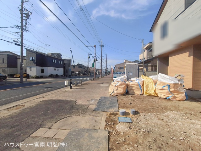 愛知県稲沢市駅前１丁目の新築戸建て外構写真 2026年1月18日撮影