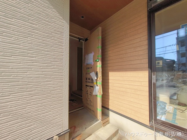 愛知県稲沢市駅前１丁目の新築戸建て外構写真 2026年1月18日撮影