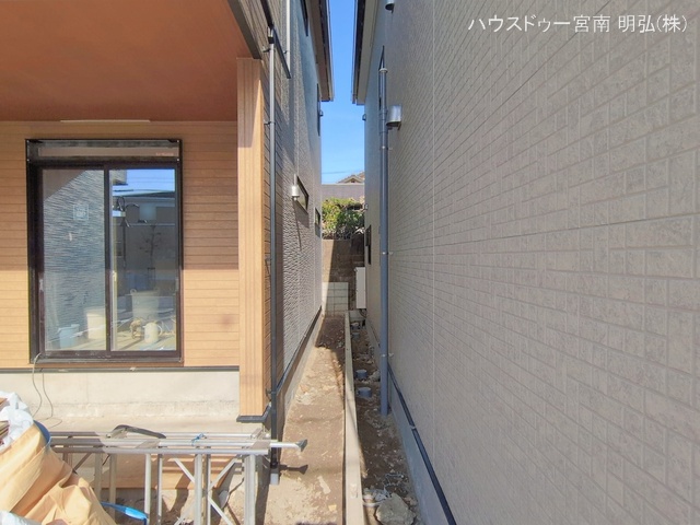 愛知県稲沢市駅前１丁目の新築戸建て外構写真 2026年1月18日撮影