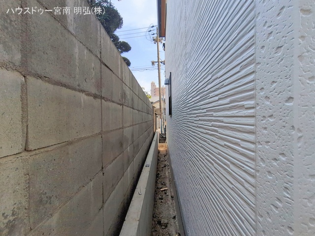 愛知県稲沢市駅前１丁目の新築戸建て外構写真 2026年1月18日撮影