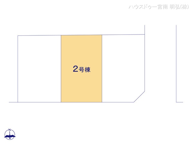 愛知県稲沢市駅前１丁目の新築戸建て全体区画図 ※図面と異なる場合は現況を優先