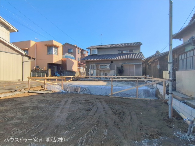 愛知県一宮市丹陽町　重吉字新田郷の新築戸建て基礎写真 2026年2月8日撮影