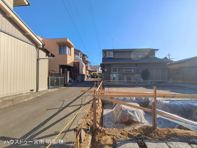 愛知県一宮市丹陽町　重吉字新田郷の新築戸建て基礎写真 2026年2月8日撮影