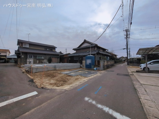 愛知県一宮市丹陽町　重吉字新田郷の新築戸建て基礎写真 2026年3月1日撮影