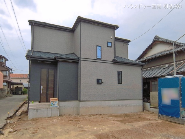 愛知県一宮市丹陽町　重吉字新田郷の新築戸建て外構写真 2026年4月14日撮影