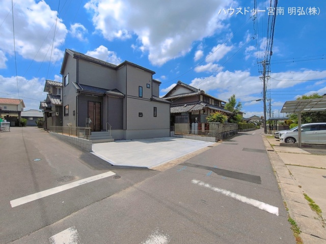 愛知県一宮市丹陽町 重吉字新田郷の新築戸建て完成写真 2026年5月10日撮影