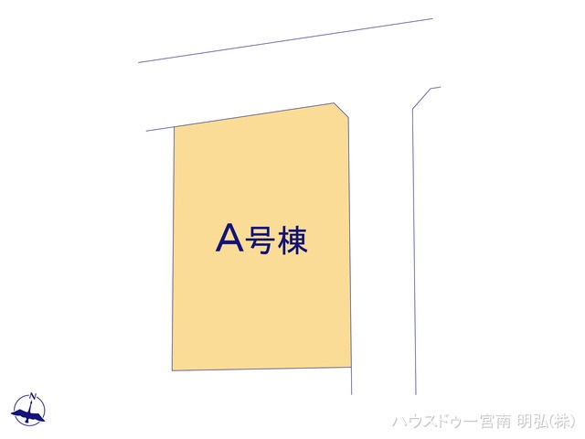 愛知県一宮市丹陽町　重吉字新田郷の新築戸建て全体区画図 ※図面と異なる場合は現況を優先