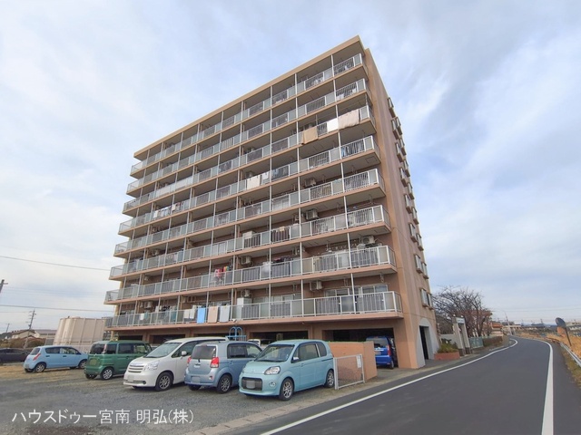 愛知県一宮市北今字林三ノ切のマンション『シャトレ愛松尾西』外観写真 2026年2月9日撮影