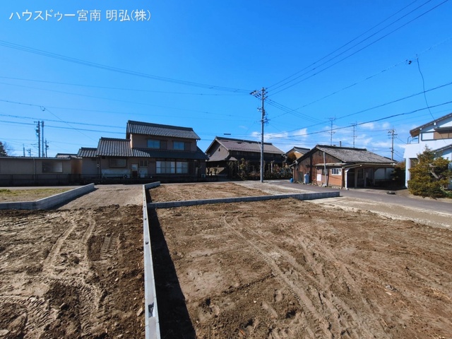 愛知県一宮市萩原町　高松字東郷裏の新築戸建て更地・土地写真 2026年3月3日撮影
