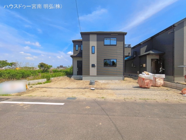 愛知県一宮市萩原町 高松字東郷裏の新築戸建て外構写真 2026年5月25日撮影