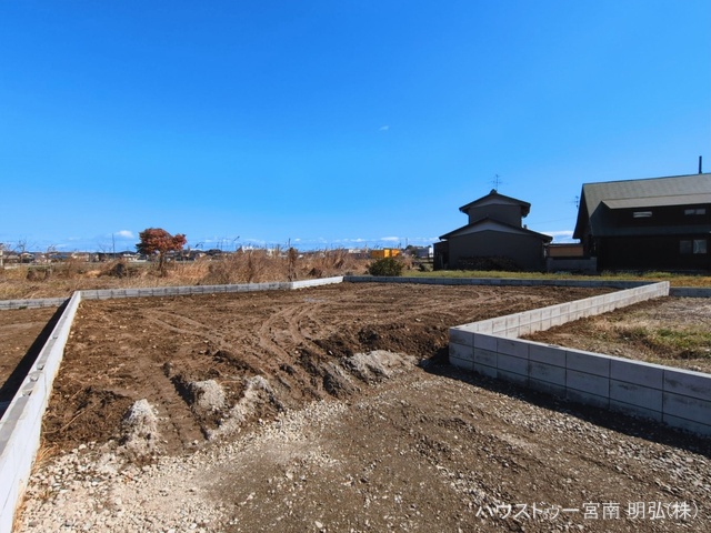 愛知県一宮市萩原町　高松字東郷裏の新築戸建て更地・土地写真 2026年3月3日撮影