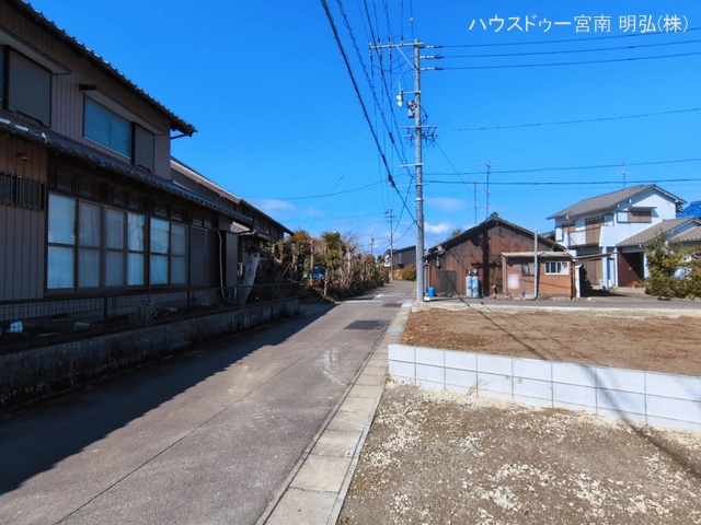 愛知県一宮市萩原町　高松字東郷裏の新築戸建て更地・土地写真 2026年3月3日撮影