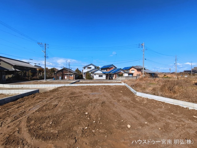 愛知県一宮市萩原町　高松字東郷裏の新築戸建て更地・土地写真 2026年3月3日撮影